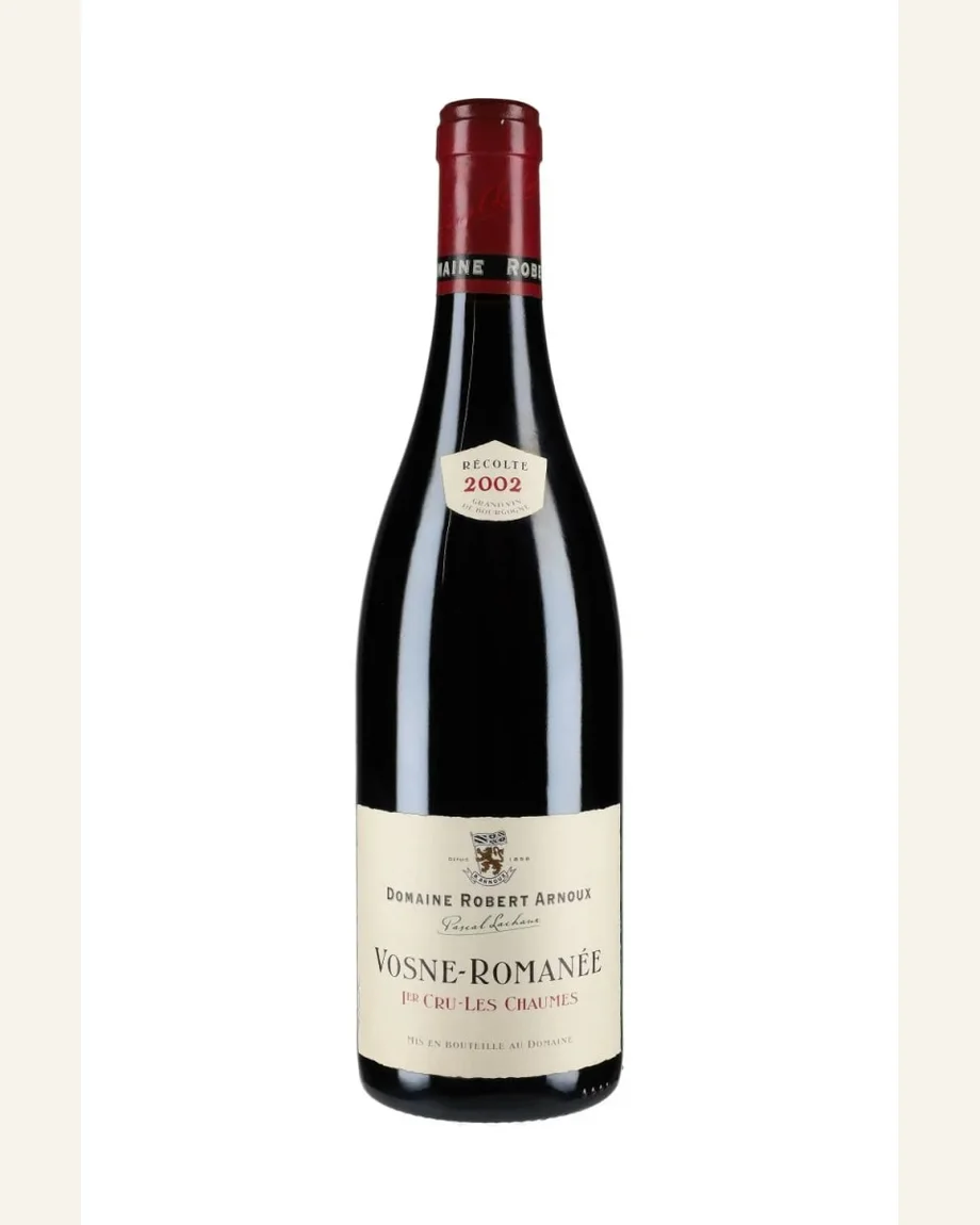 Arnoux Vosne Romanee Les Chaumes沃恩罗曼尼夏姆一级田酒标与酒瓶图片