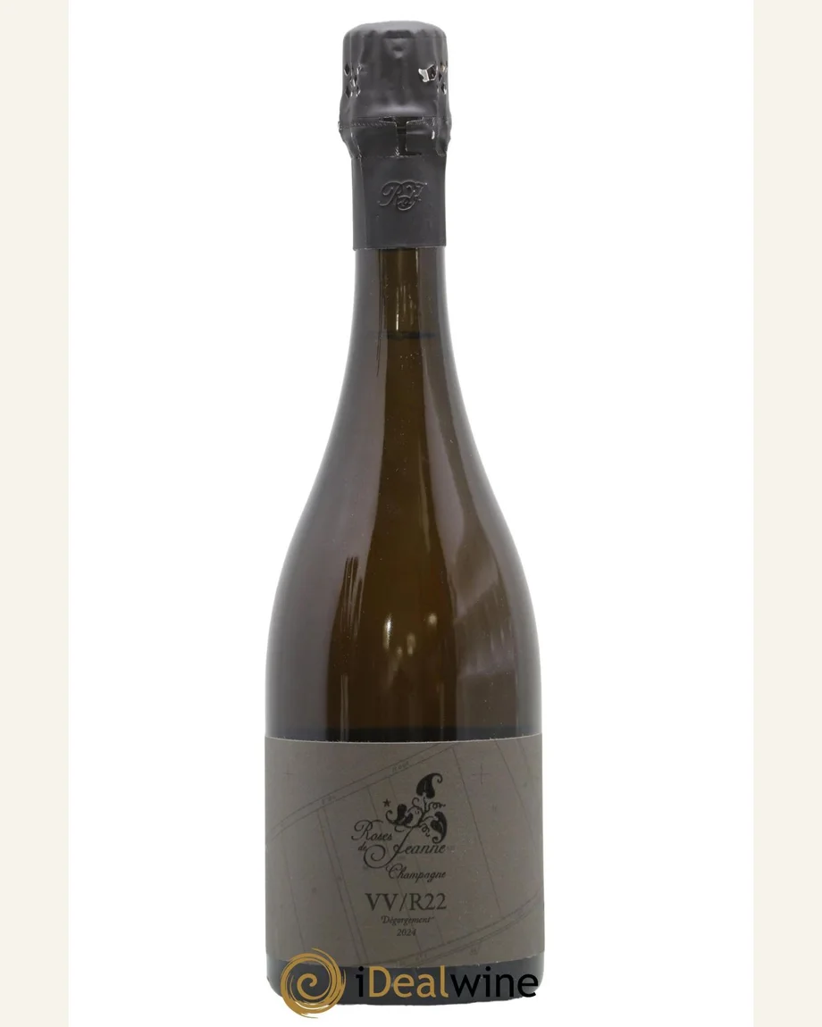 Cedric Bouchard Roses De Jeanne Val Vilaine Blanc De Noirs布夏尔珍妮之花瓦维莱园黑中白香槟酒标与酒瓶图片