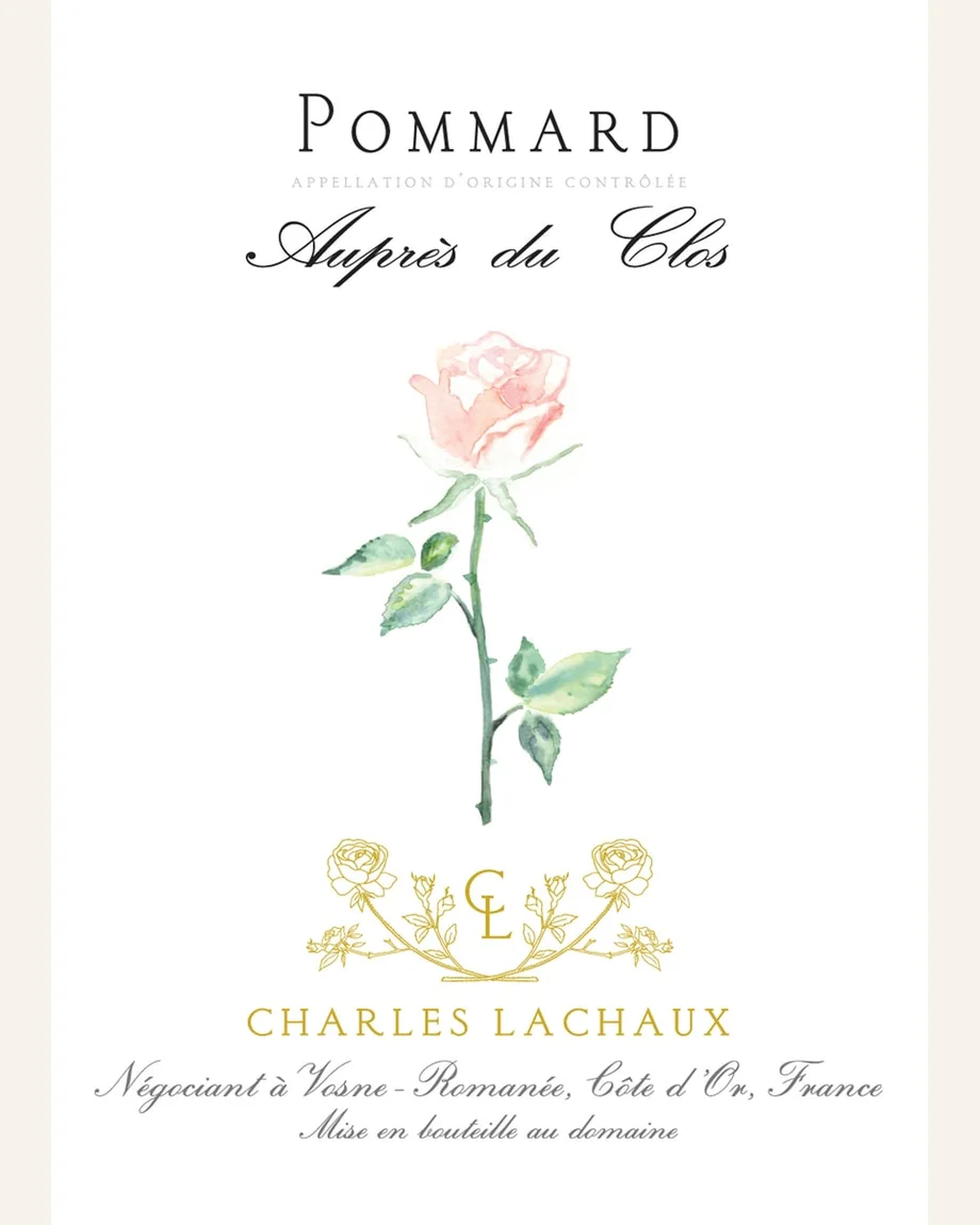 Charles Lachaux Pommard Vignots酒标与酒瓶图片
