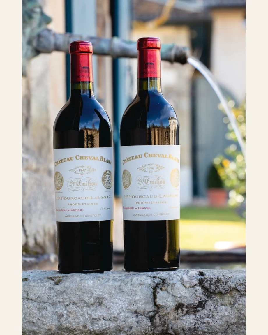 白马Cheval Blanc酒标与酒瓶图片