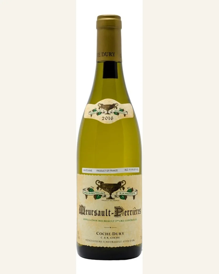 Coche Dury - Meursault Perrières / 科齐默尔索一级园石头园酒标与酒瓶图片