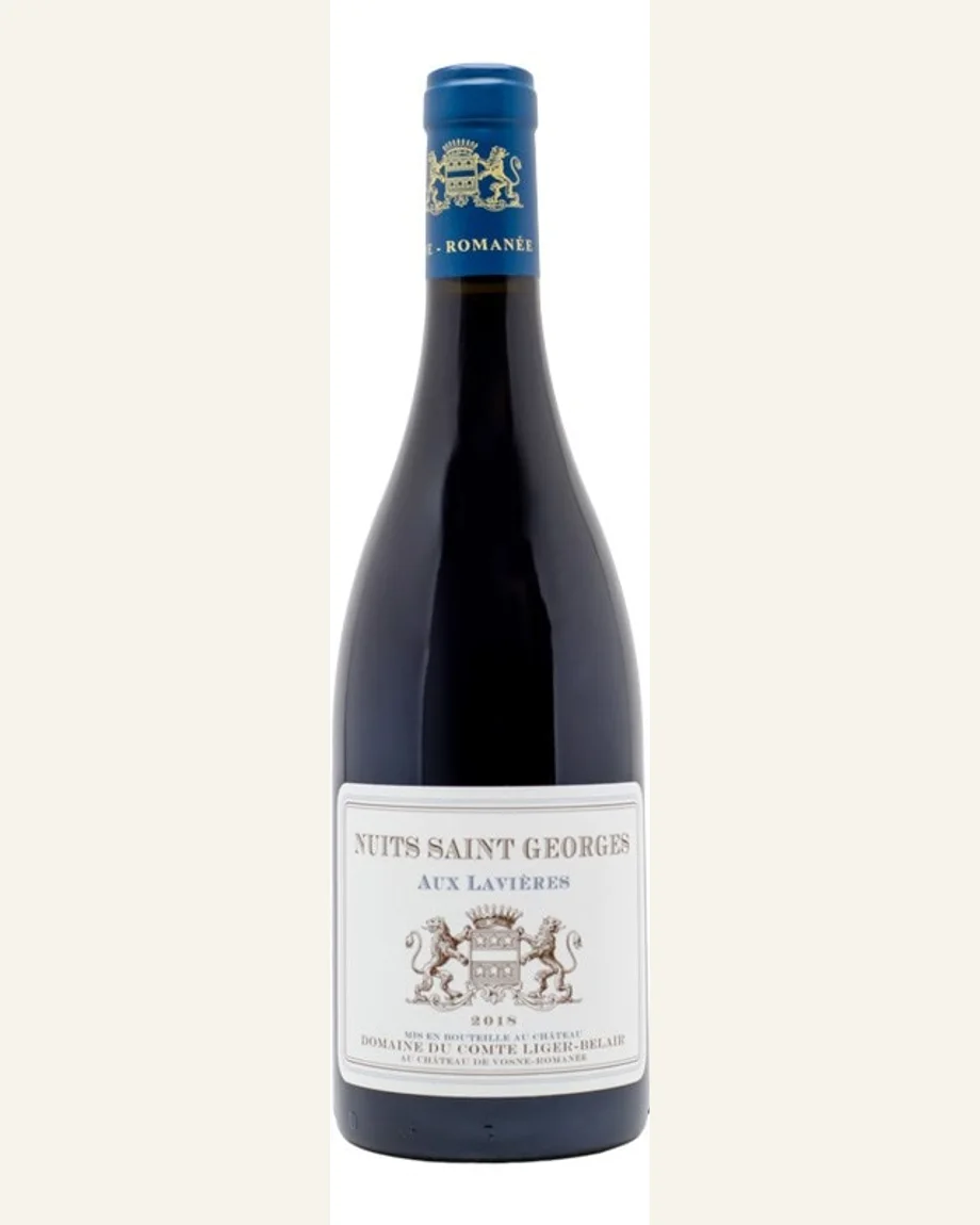 里贝伯爵-夜圣乔治拉维耶尔一级 / Comte Liger Belair Nuits St Georges Aux Lavieres酒标与酒瓶图片