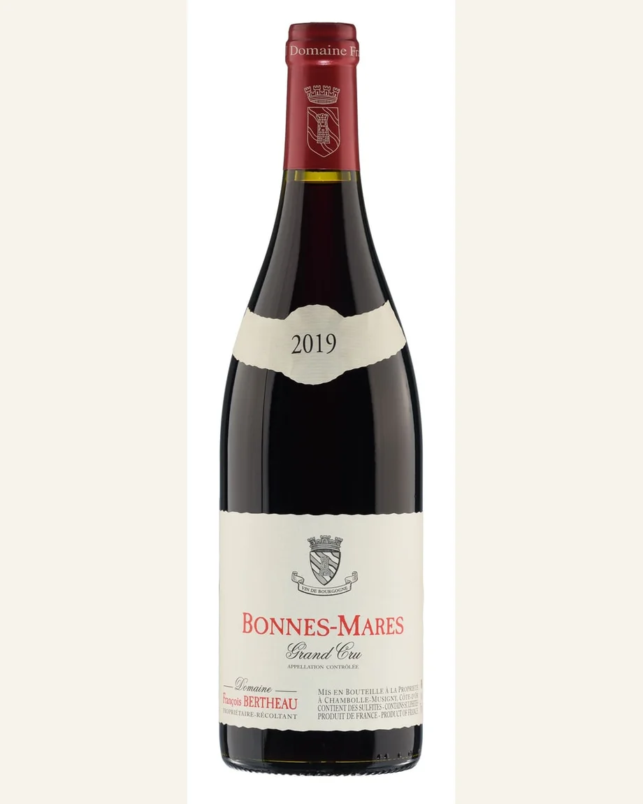 Domaine François Bertheau Bonnes Mares博纳马尔特级田酒标与酒瓶图片