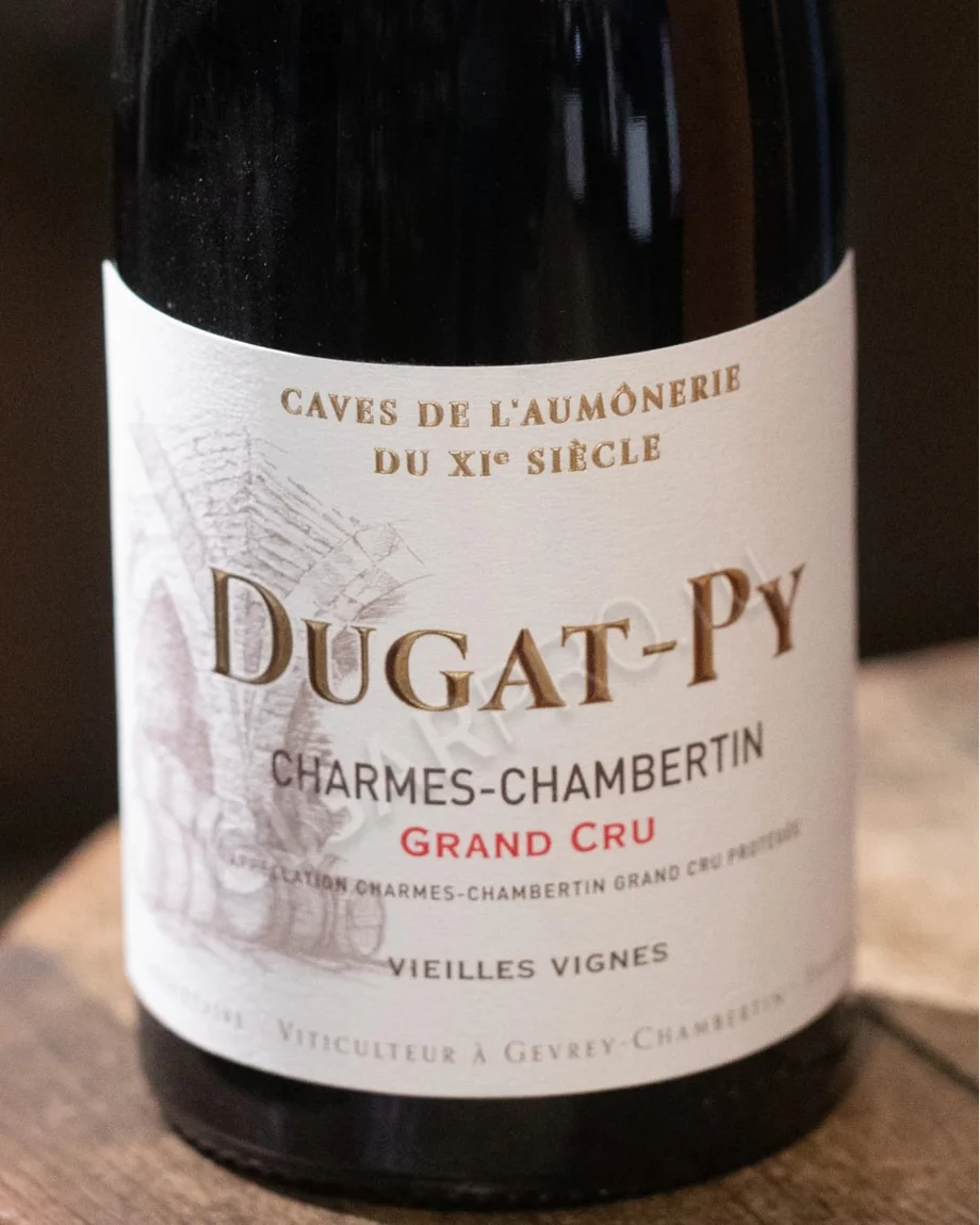 Dugat Py Charmes Chambertin夏姆香贝丹酒标与酒瓶图片