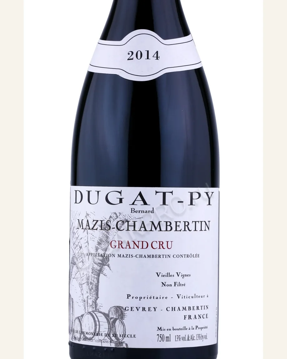 Dugat Py Mazis Chambertin玛泽香贝丹酒标与酒瓶图片