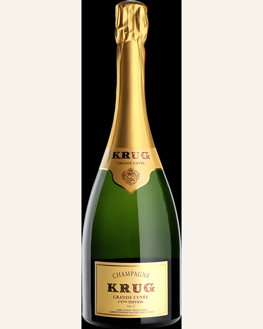 Krug Grande Cuvee 171 eme Edition 庫克香檳 171 eme 特別版酒标与酒瓶图片