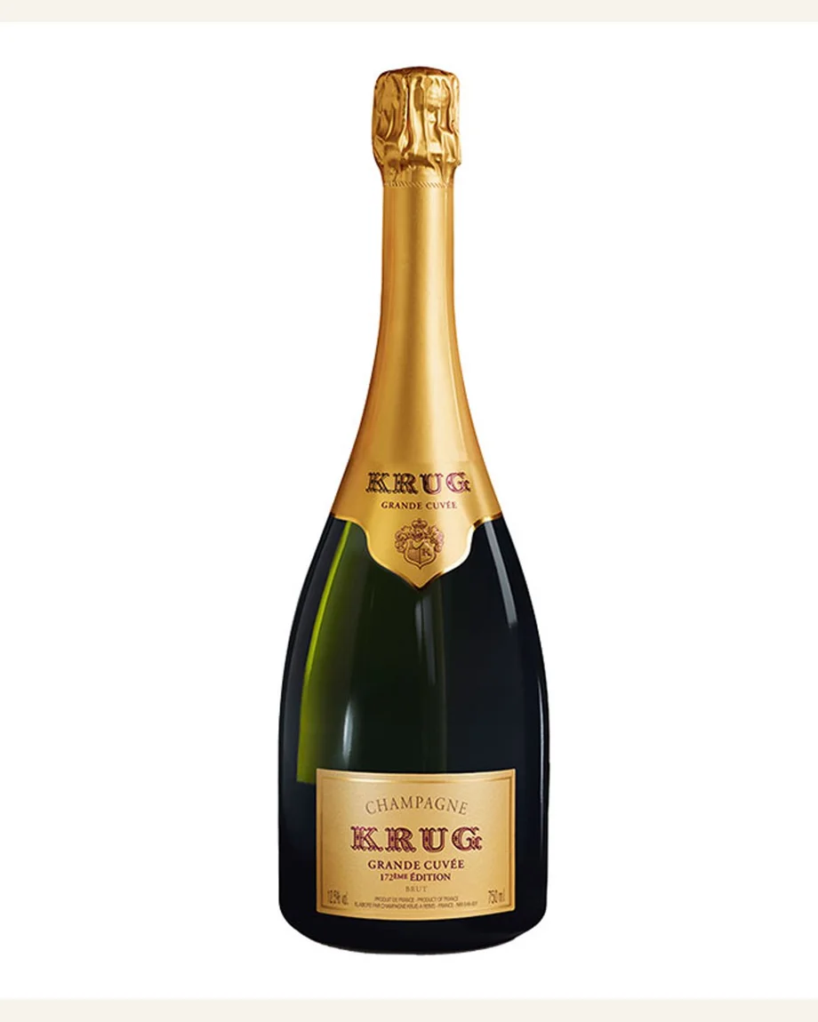 Krug Grande Cuvee 172 eme Edition 庫克香檳 172 eme 特別版酒标与酒瓶图片
