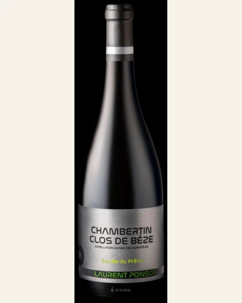 Laurent Ponsot Chambertin Clos de Beze贝兹白蜡树特酿酒标与酒瓶图片