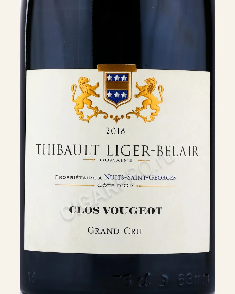 Liger BelairClos De Vougeot伏旧园酒标与酒瓶图片