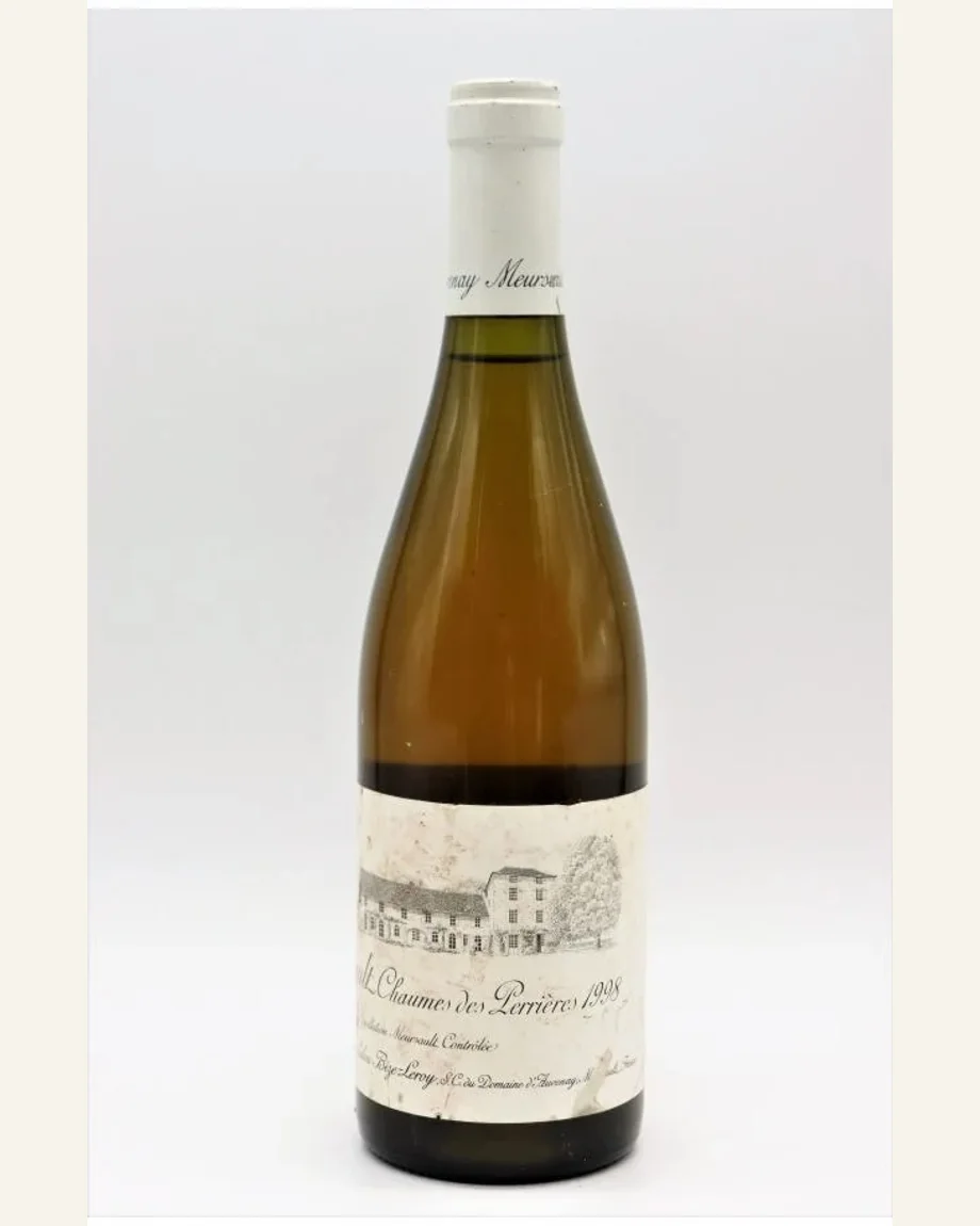 Meursault Chaumes Des Perrieres佩里耶尔绍姆一级田酒标与酒瓶图片