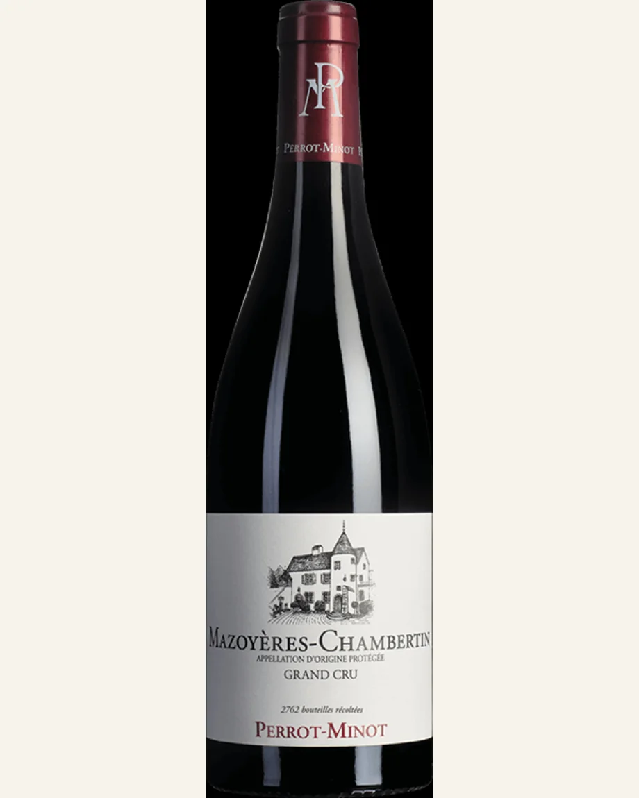 Perrot Minot Chambertin VV香贝丹酒标与酒瓶图片