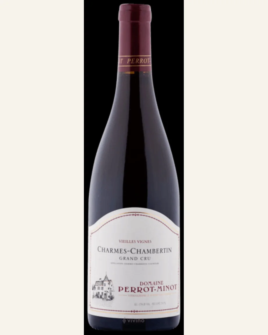 Perrot Minot Charmes Chambertin VV夏姆香贝丹老藤酒标与酒瓶图片