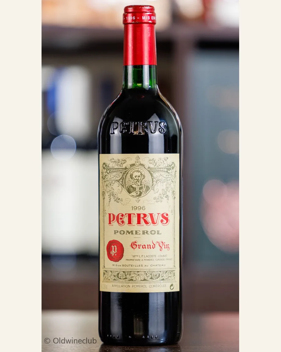 柏翠Petrus酒标与酒瓶图片