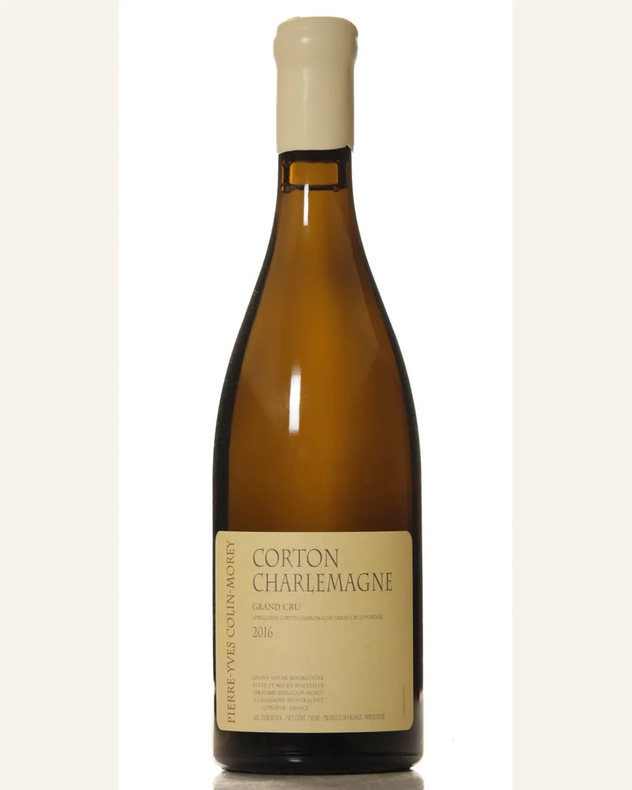 Pierre Yves Colin Morey Corton Charlemagne 高登查理曼酒标与酒瓶图片
