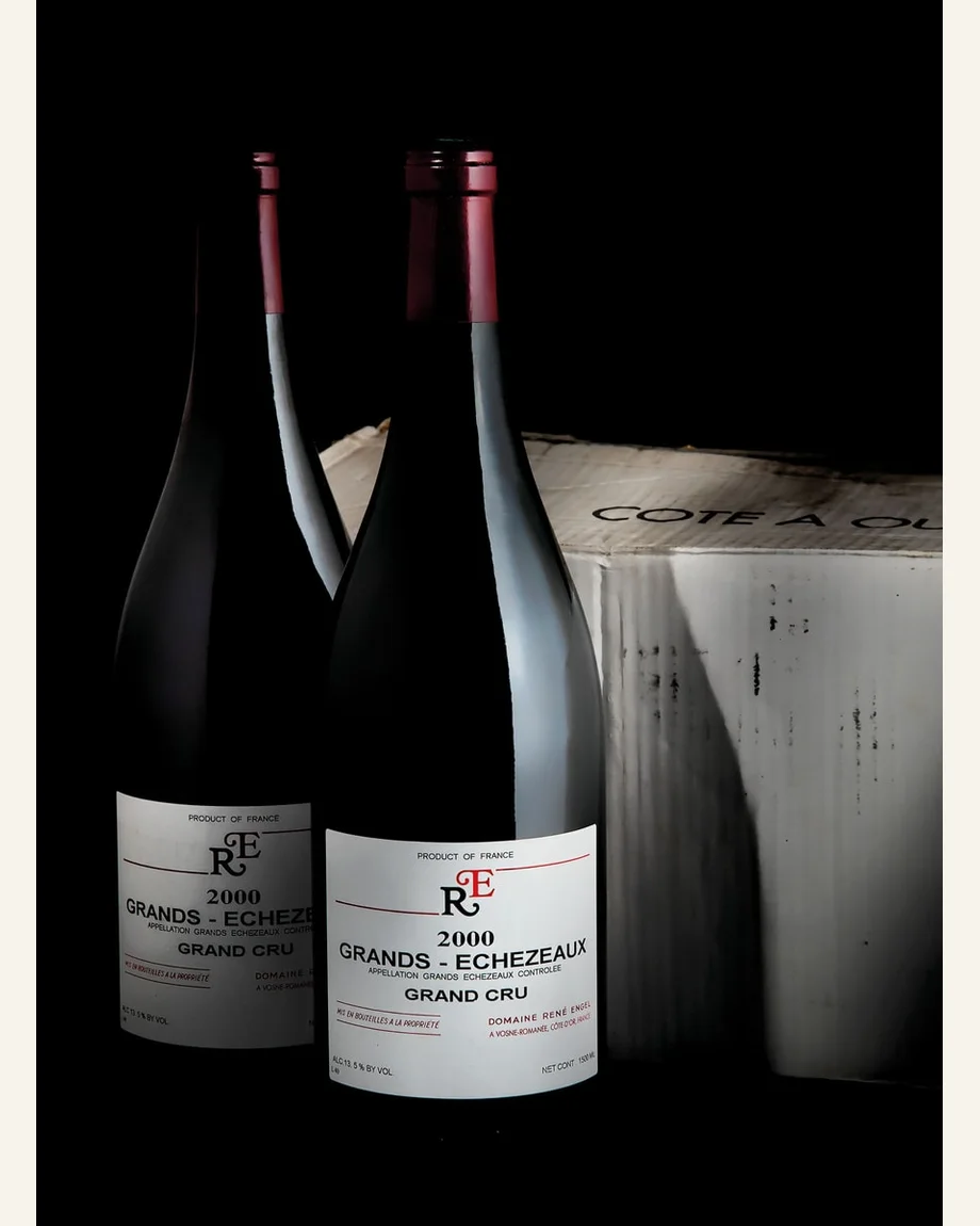 Rene Engel Grands Echezeaux大依瑟索酒标与酒瓶图片