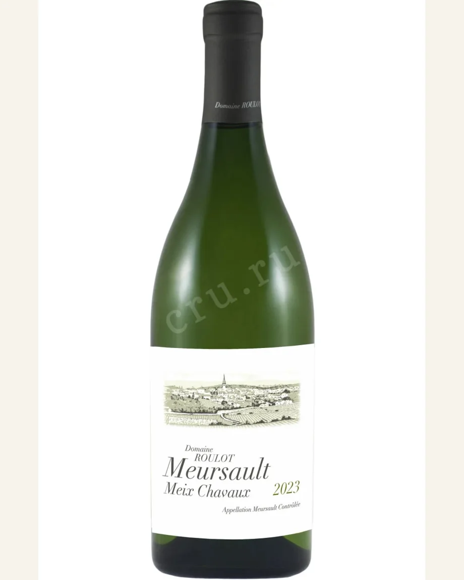 Roulot Meursault Les Meix Chavaux默尔索梅夏沃一级园酒标与酒瓶图片
